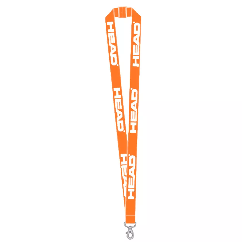 Head Logo Schl&uuml;sselband Orange