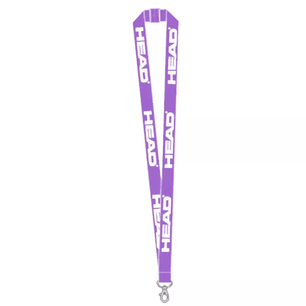 Head Logo Schl&uuml;sselband Violett