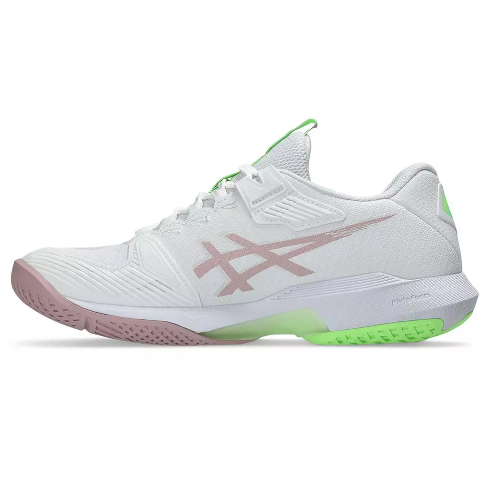 Asics Gel Solution Speed FF 4 Tennisschuhe Wei&szlig; / Puderrosa