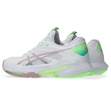 Asics Gel Solution Speed FF 4 Tennisschuhe Wei&szlig; / Puderrosa