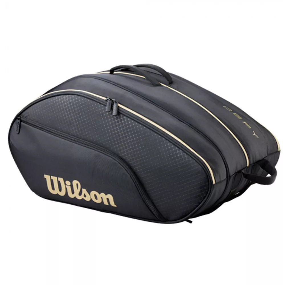 Wilson Defy V1 Padel Padeltasche Schwarz / Gold