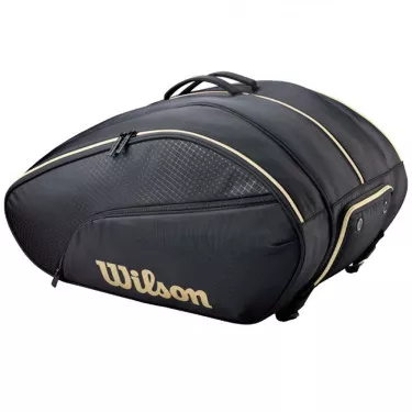 Wilson Defy V1 Padel Padeltasche Schwarz / Gold