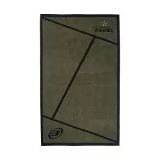 Bullpadel Premier Padel Handtuch Khaki / Schwarz 100 x 50 cm