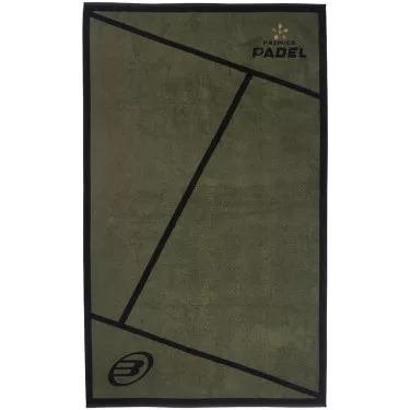 Bullpadel Premier Padel Handtuch Khaki / Schwarz 150 x 90 cm