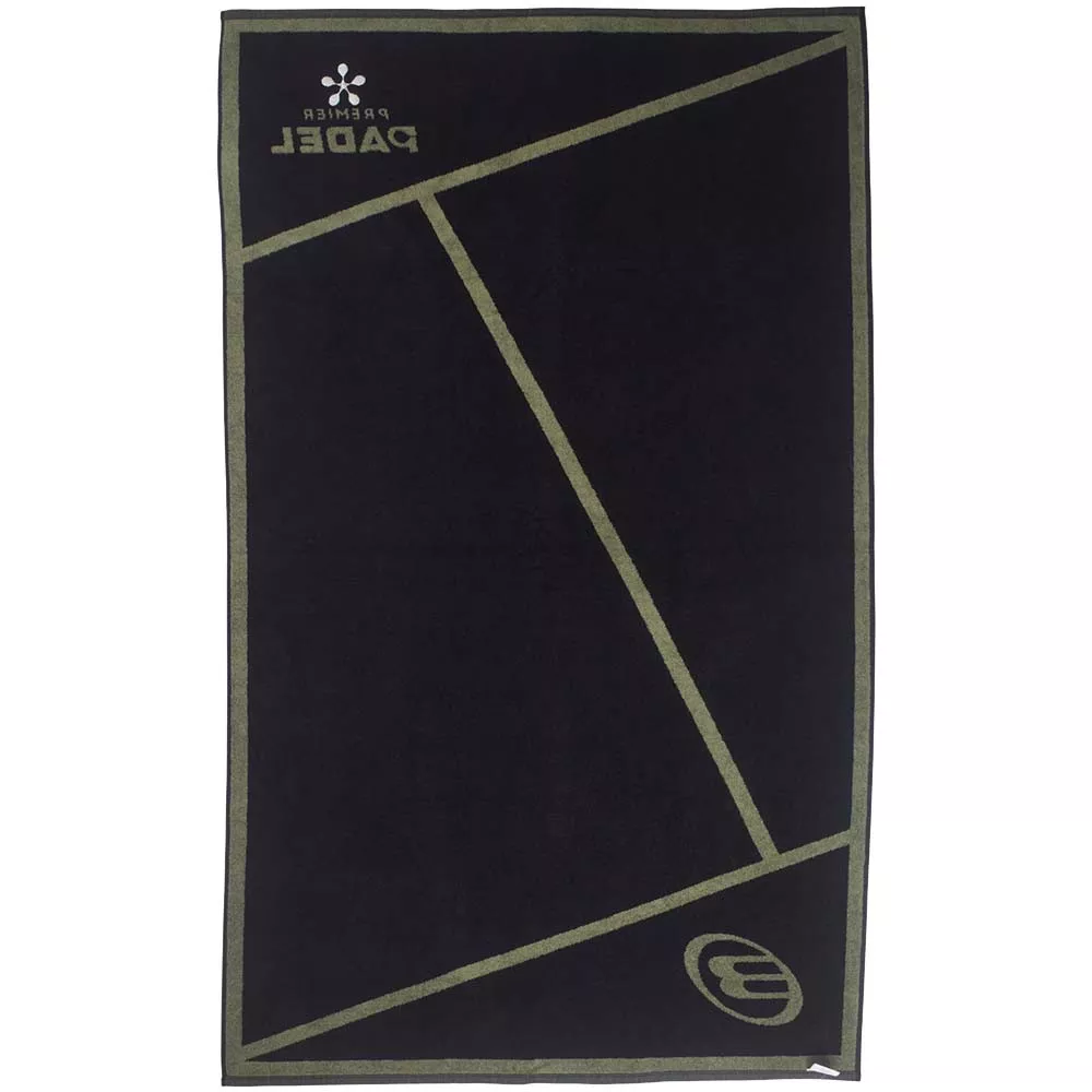 Bullpadel Premier Padel Handtuch Khaki / Schwarz 150 x 90 cm