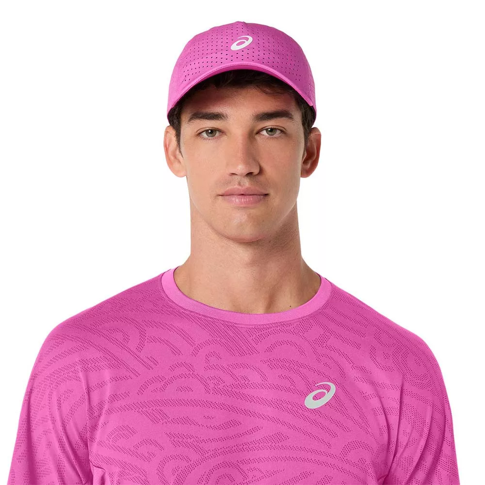 Asics Match Jacquard SS T-Shirt Rosa