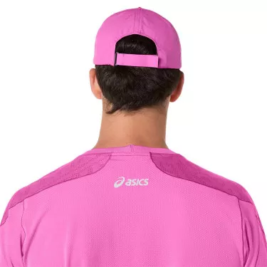 Asics Match Jacquard SS T-Shirt Rosa