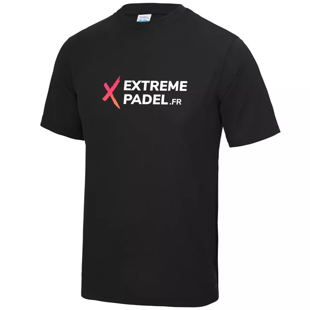 Extreme Padel T-Shirt Schwarz