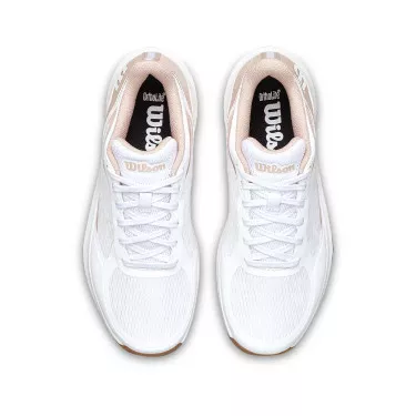 Wilson Hurakn Lite Padelschuhe Damen Wei&szlig; / Puderrosa
