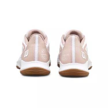 Wilson Hurakn Lite Padelschuhe Damen Wei&szlig; / Puderrosa
