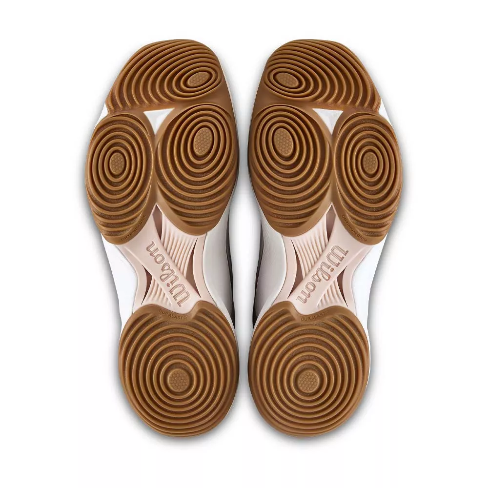 Wilson Hurakn Lite Padelschuhe Damen Wei&szlig; / Puderrosa