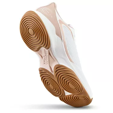 Wilson Hurakn Lite Padelschuhe Damen Wei&szlig; / Puderrosa