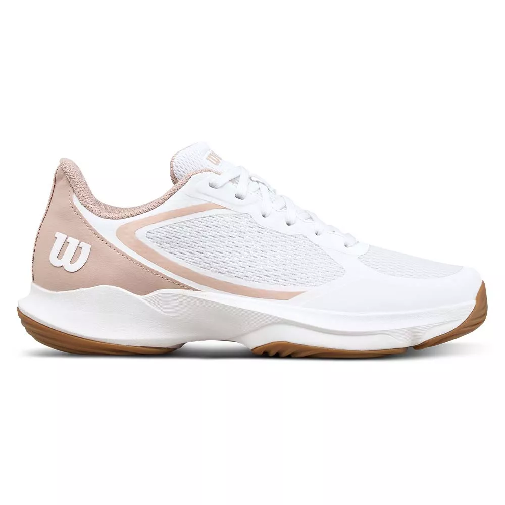 Wilson Hurakn Lite Padelschuhe Damen Wei&szlig; / Puderrosa