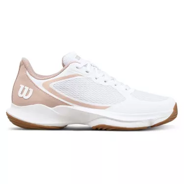 Wilson Hurakn Lite Padelschuhe Damen Wei&szlig; / Puderrosa