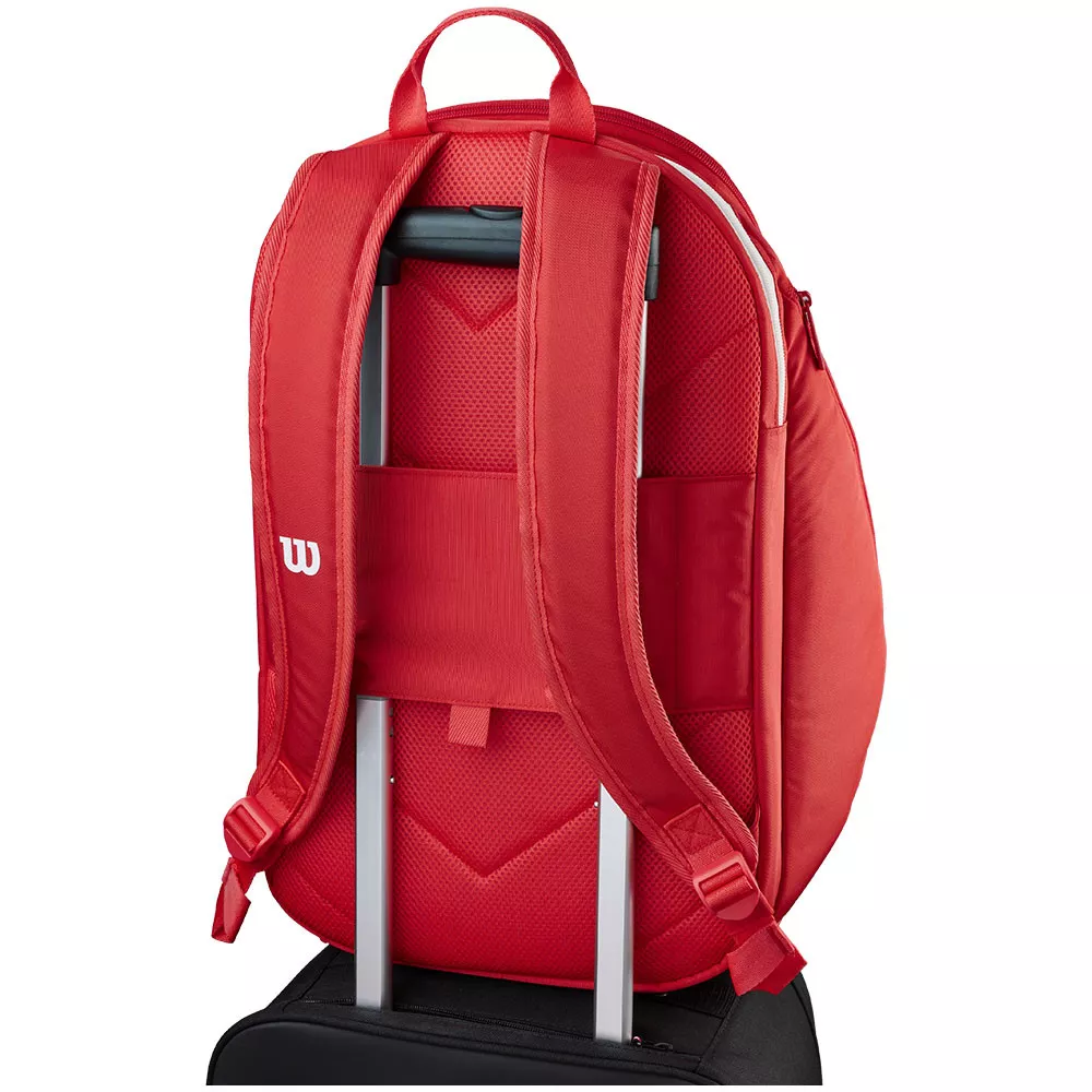 Wilson Super Tour Padel Rucksack Rot