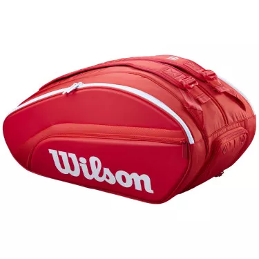 Wilson Super Tour Padel Padeltasche Rot