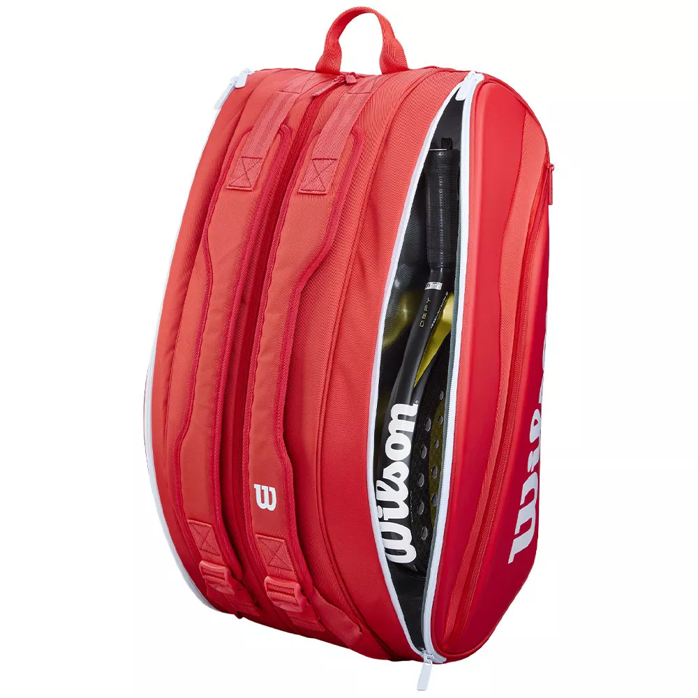 Wilson Super Tour Padel Padeltasche Rot