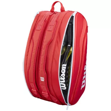 Wilson Super Tour Padel Padeltasche Rot