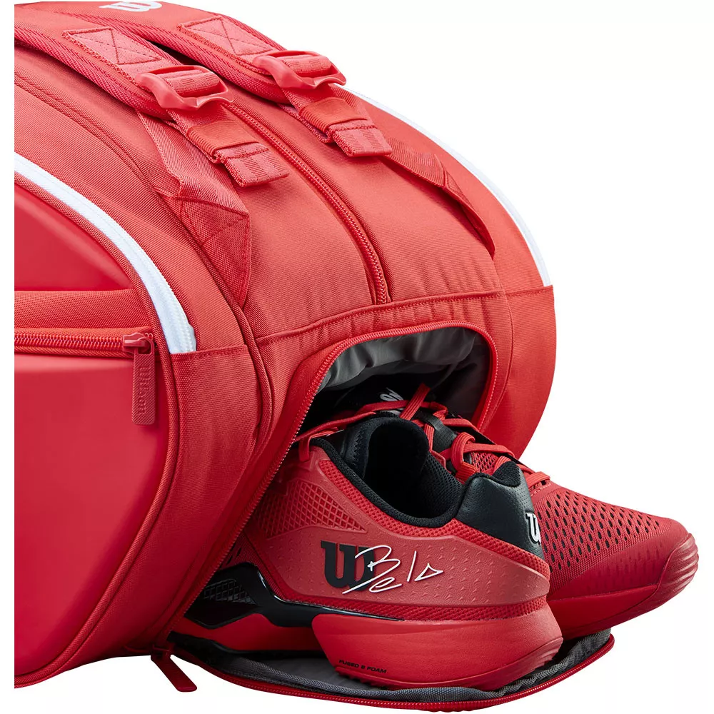 Wilson Super Tour Padel Padeltasche Rot