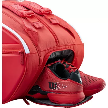 Wilson Super Tour Padel Padeltasche Rot