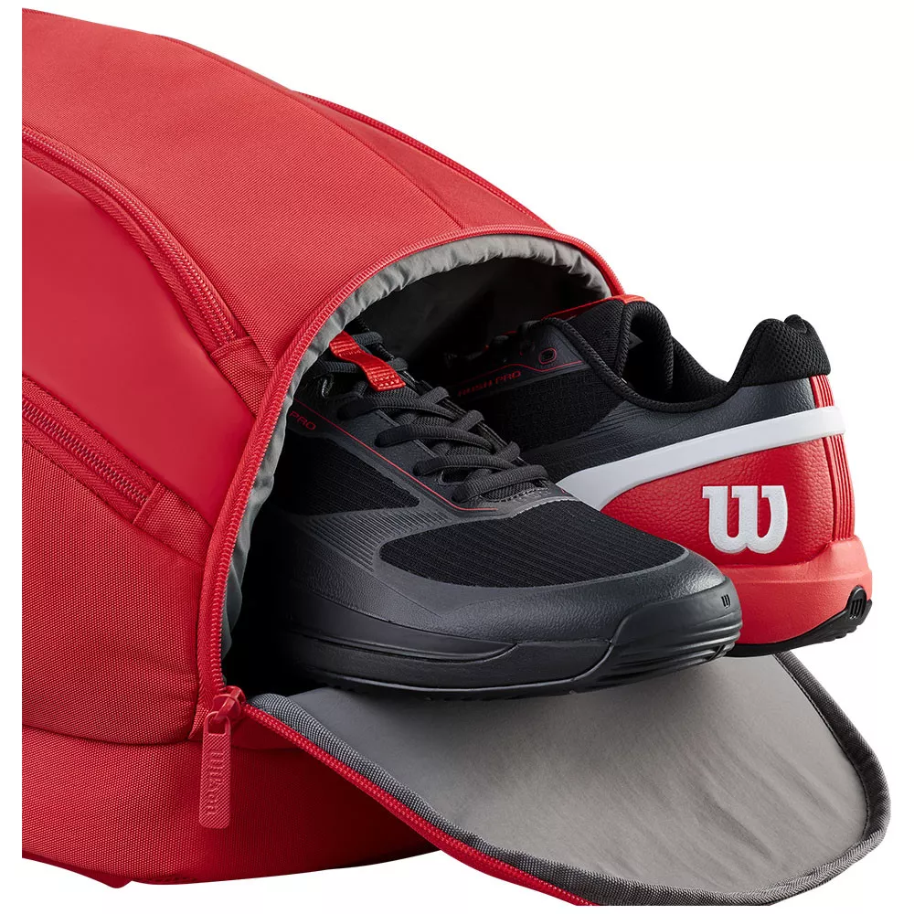 Wilson Super Tour Padel Rucksack Rot