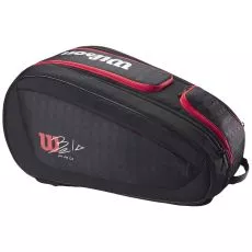 Wilson BELA Super Tour Padeltasche Schwarz / Rot