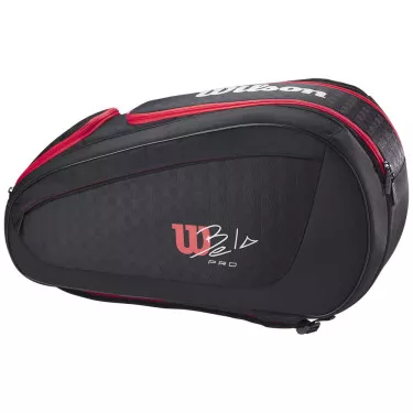 Wilson BELA Super Tour Padeltasche Schwarz / Rot