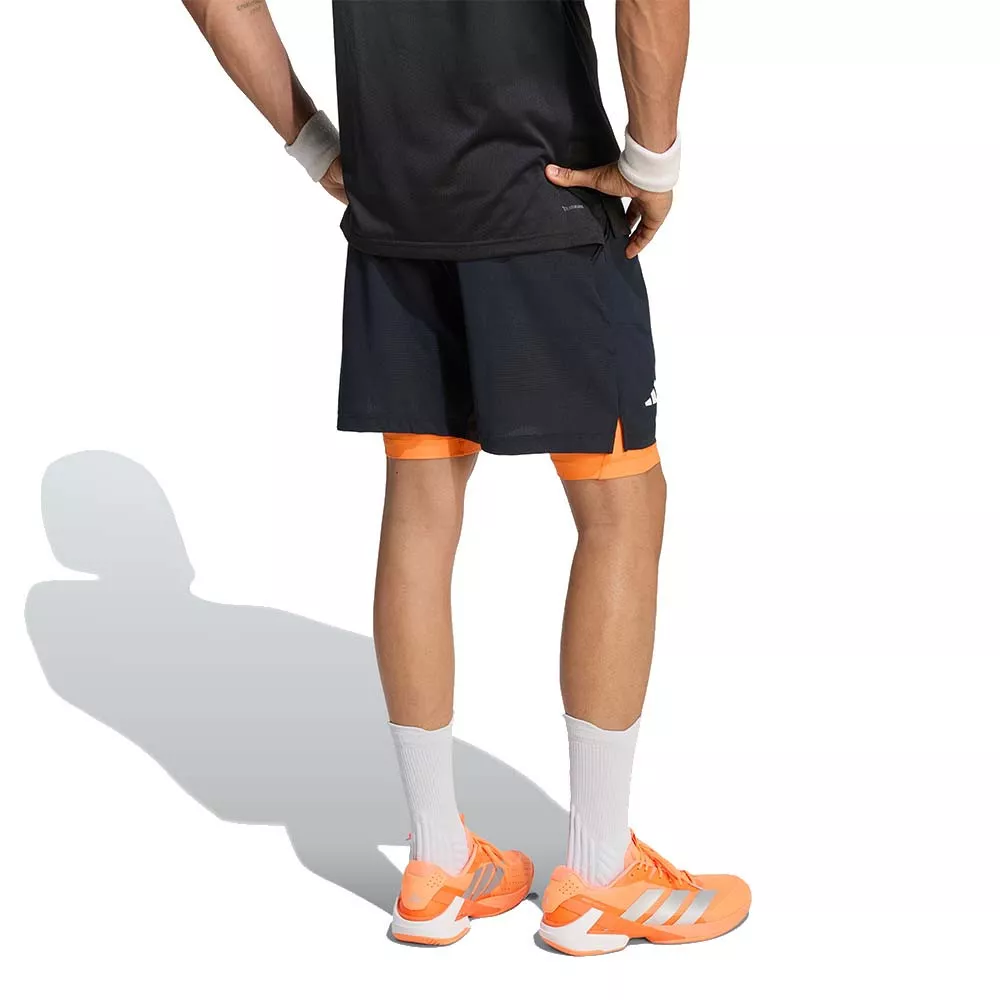 Adidas Pro 2N1 Melbourne Short Schwarz / Orange