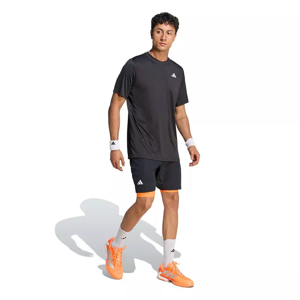Adidas Pro 2N1 Melbourne Short Schwarz / Orange