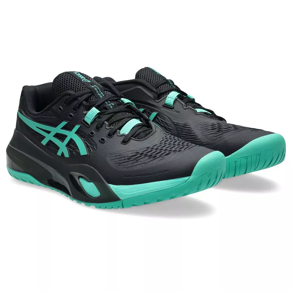 Asics Gel Resolution X Tennisschuhe Schwarz / Gr&uuml;n