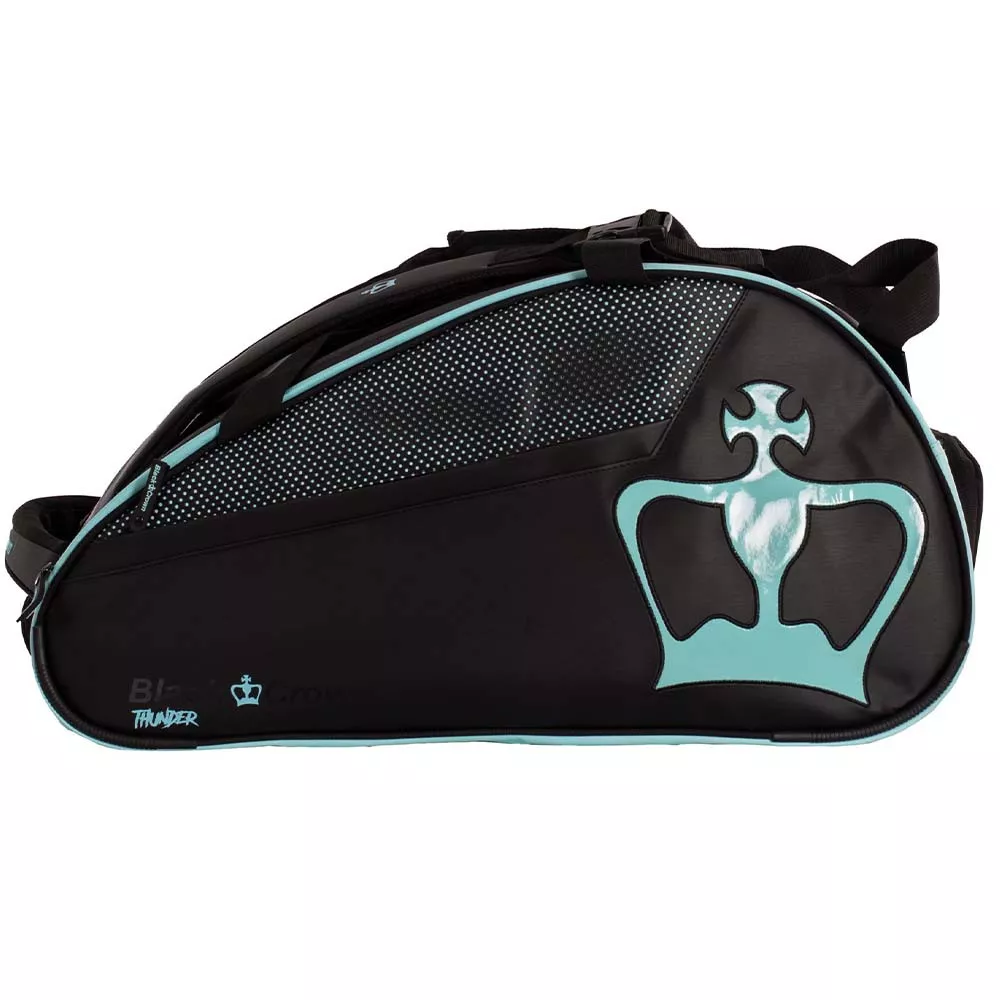 Black Crown Thunder Padeltasche Schwarz / T&uuml;rkis