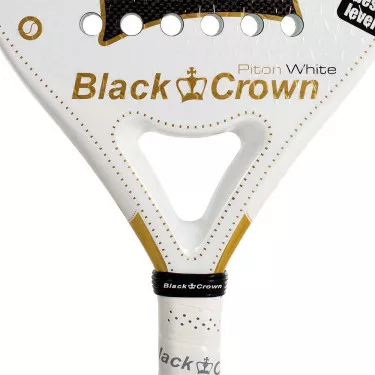 Black Crown Piton White Padelschl&auml;ger