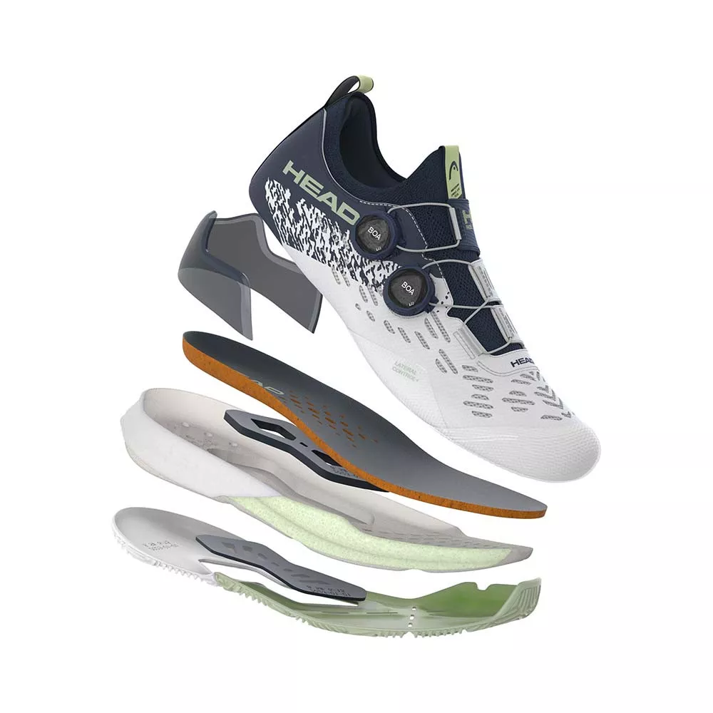 Head Motion Pro 1.5 BOA Padelschuhe Wei&szlig; / Marineblau