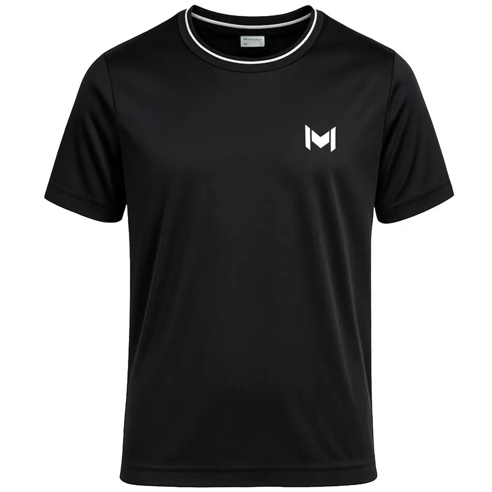 Mouratoglou Tech T-Shirt Jungen Schwarz