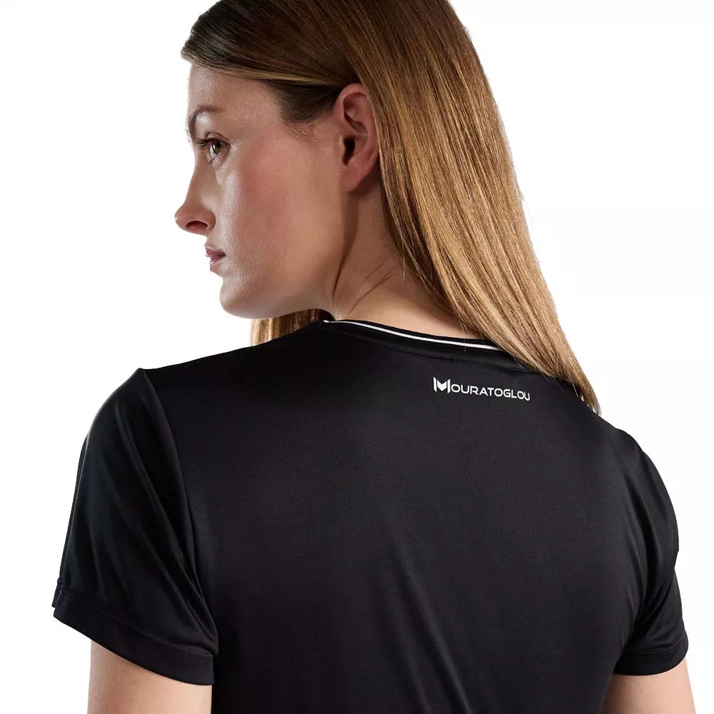 Mouratoglou Tech T-Shirt Damen Schwarz