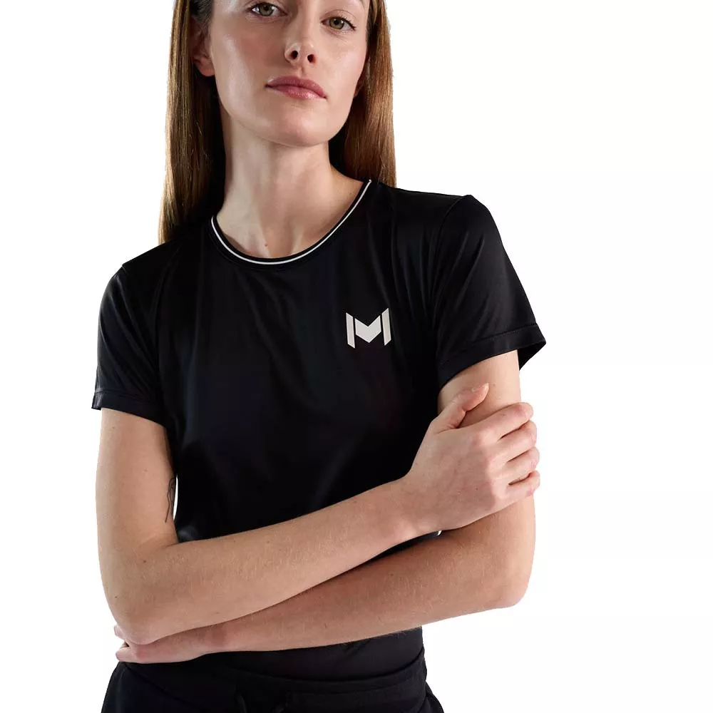 Mouratoglou Tech T-Shirt Damen Schwarz