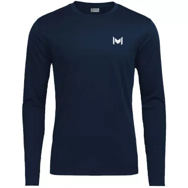 Mouratoglou Langarmshirt Marineblau