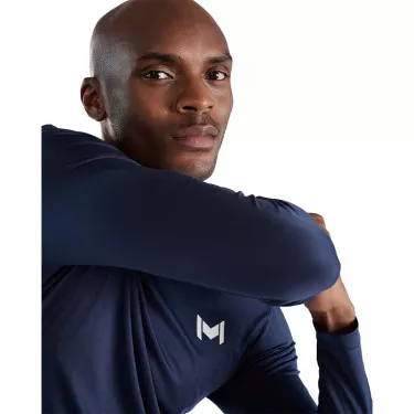 Mouratoglou Langarmshirt Marineblau