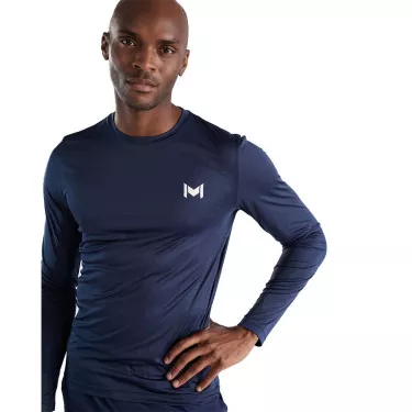 Mouratoglou Langarmshirt Marineblau