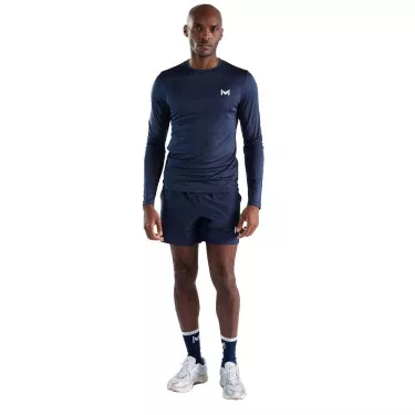 Mouratoglou Langarmshirt Marineblau