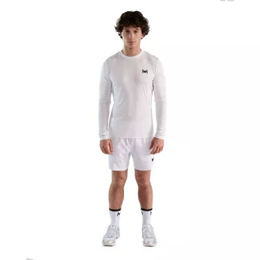Mouratoglou Langarmshirt Wei&szlig;