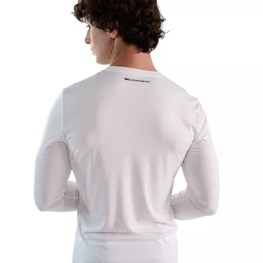 Mouratoglou Langarmshirt Wei&szlig;