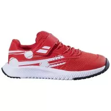 Babolat Pulsion Kid All Court Tennisschuhe Junior Rot / Wei&szlig;