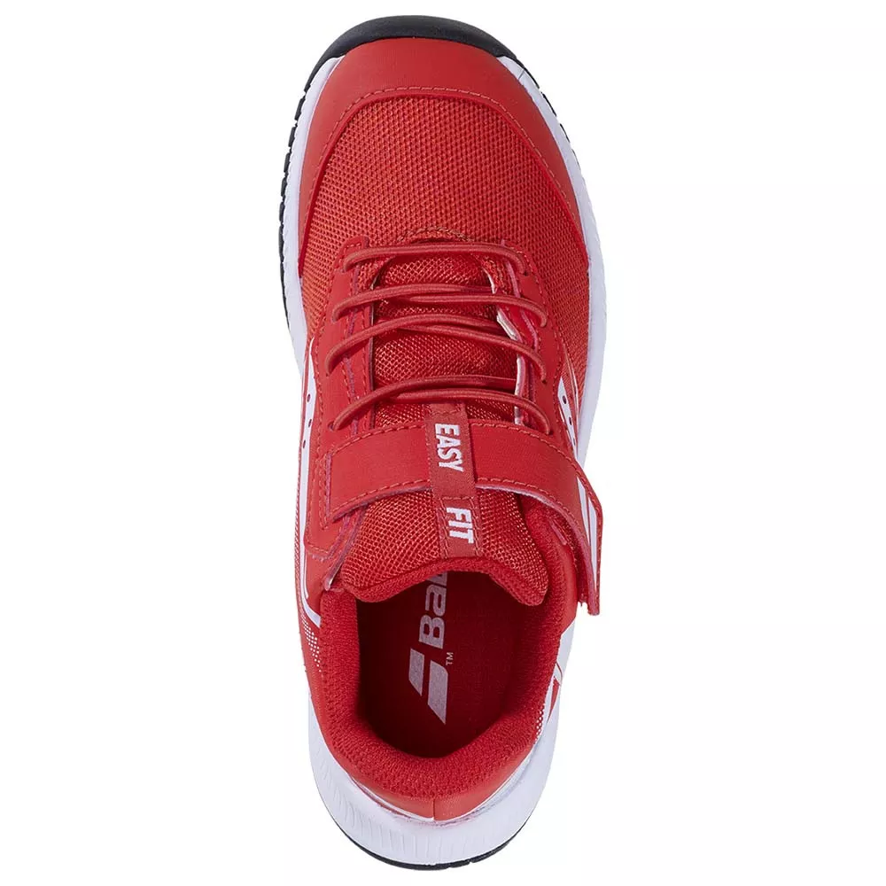 Babolat Pulsion Kid All Court Tennisschuhe Junior Rot / Wei&szlig;