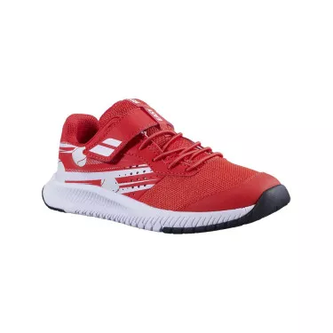 Babolat Pulsion Kid All Court Tennisschuhe Junior Rot / Wei&szlig;