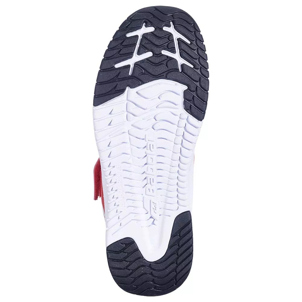 Babolat Pulsion Kid All Court Tennisschuhe Junior Rot / Wei&szlig;