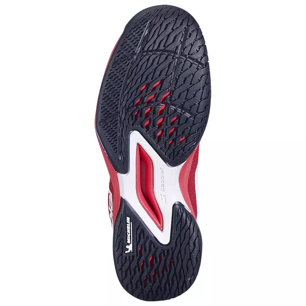 Babolat Jet Mach 3 All Court Tennisschuhe Junior Rot