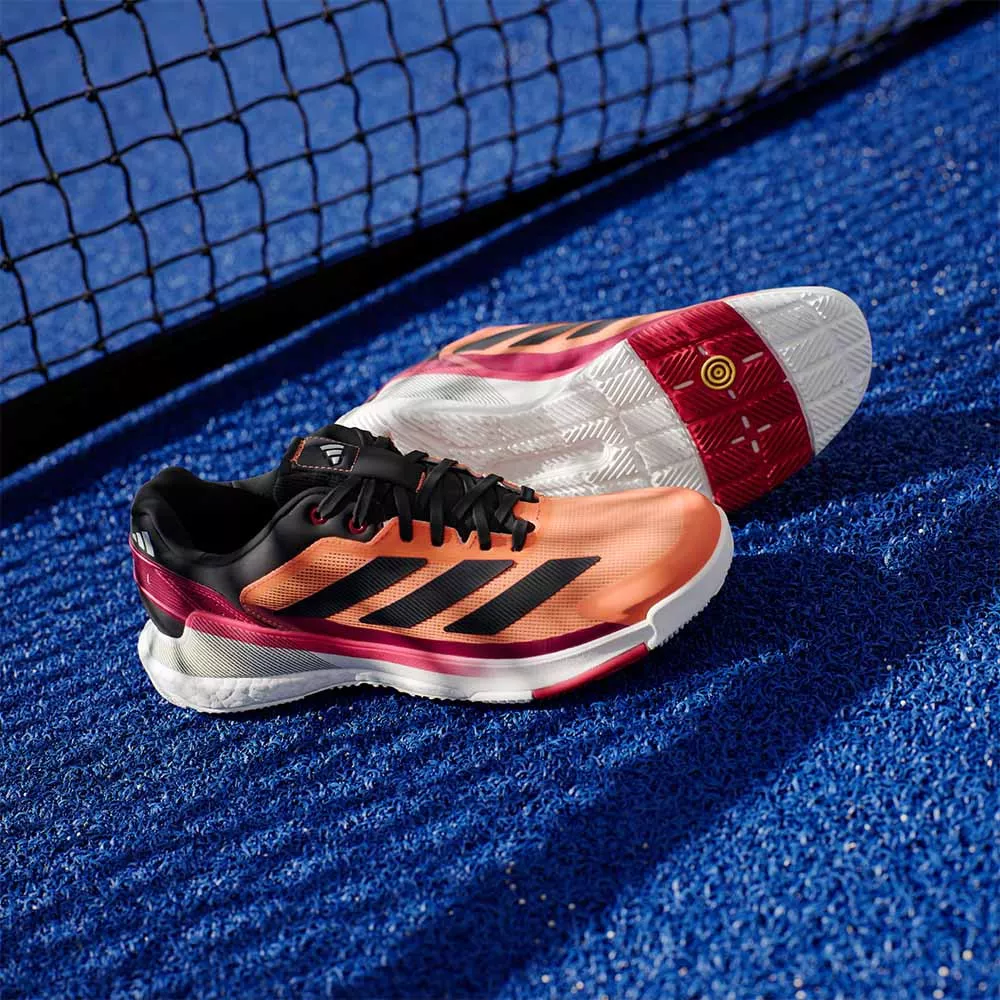 Adidas Crazyquick Boost Padelschuhe Orange / Rot