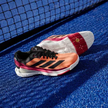 Adidas Crazyquick Boost Padelschuhe Orange / Rot