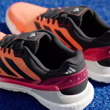 Adidas Crazyquick Boost Padelschuhe Orange / Rot